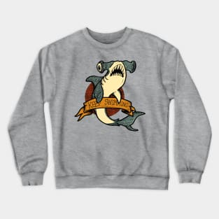 Vintage tattoo HammerShark Crewneck Sweatshirt